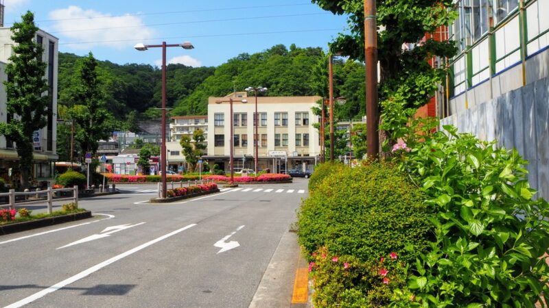 青梅市の街写真