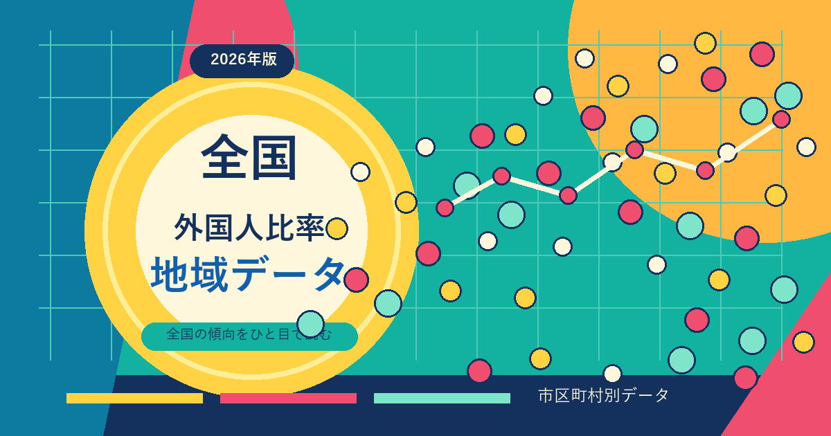 全国の外国人比率地域データを示すアイキャッチ画像